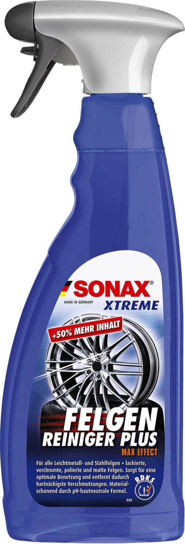 SONAX XTREME Felgenreiniger PET-Sprühflasche 750 ml Plus