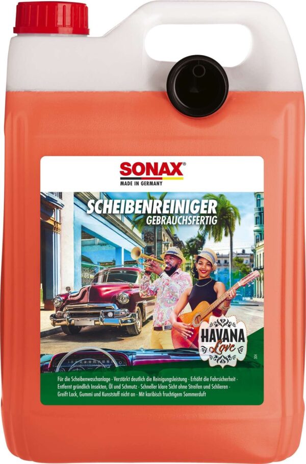 SONAX Scheibenreiniger Havana PET-Kanister 5 Liter Havana Love gebrauchsfertig